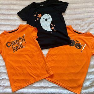 Girls Cat & Jack Halloween T-shirts Size 6-6x